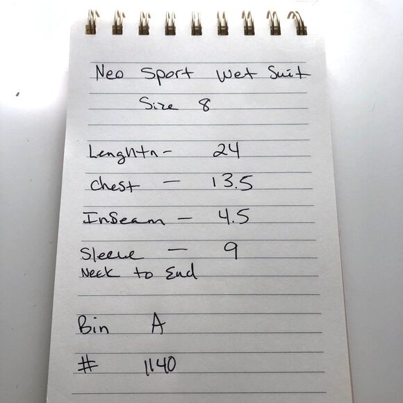 NeoSport Kids Shorty Neoprene Wetsuit Swim Surf Snorkel Child Size 8 - Picture 10 of 11